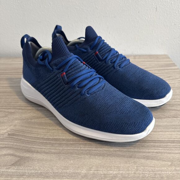 Footjoy Flex XP Mens Sz 11 Royal Blue Athletic Spikeless Golf Knit Shoes 56268 - Picture 2 of 12